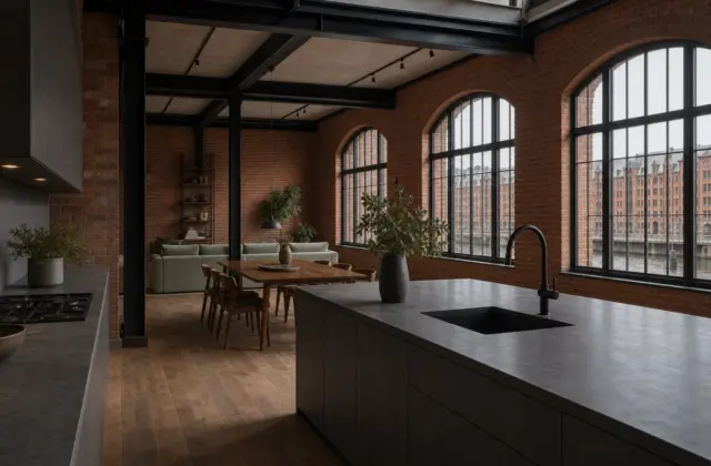 Loft zwischen Speicherstadt & Elbe in HafenCity, Hamburg